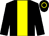 Black, yellow stripe, yellow hoop on cap (Franck Rivaton)