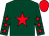 Dark green, red star, red stars on sleeves, red cap (Denise Callanan)
