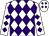 White, purple diamonds (Jacob Hess)