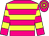 Magenta, canary yellow hoops, hooped sleeves and cap (Guthrie Bloodstock Racing (pty) Ltd (nom : Mr G C)
