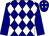 Navy blue and white diamonds, navy blue sleeves (Jose Silva, Jr)