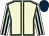 Beige, dark blue seams, striped sleeves, dark blue cap (South Meadow Racing I)