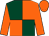 Dark green and orange (quartered), orange sleeves and cap (Mr T F F Nixon)