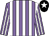 Mauve and white stripes, black cap, white star (Mr P J Metcalfe)