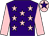 Purple, pink stars, pink sleeves, pink cap, purple star (Ms A Li)