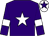 Purple, white star and armlets, white cap, purple star (Mrs B Hitchcock)