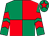 Emerald green and red (quartered), chevrons on sleeves, emerald green cap, red star (Lamb And Willis)