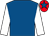 Royal blue, white sleeves, red cap, royal blue star (Mrs M L Luck)