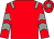 Red, grey epaulets, chevrons on sleeves, red cap, grey star (Mr A Crawford)