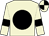 Beige, black disc and armlets, quartered cap (Mr J Tuite)