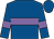Royal blue, mauve hoop and armlets (Mrs Susan Corbett)