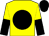 Yellow, black disc, halved sleeves, black cap (Smith, Fitzpatrick & Shiner)