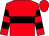 Red, black hoop, hooped sleeves (Building Bridgies)