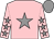 Pink, grey star, pink sleeves, grey stars and cap (Ladies Of Rock)
