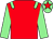 Red, light green epaulets and sleeves, light green cap, red star (The Three Amigos)