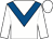 White, royal blue chevron (Mr Richard Collins)