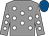 Grey, white spots, royal blue cap (Mr Justin Landy)
