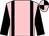 Pink, black braces and sleeves, quartered cap (Hot Stuff Partnership)