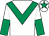 White, emerald green chevron, halved sleeves and star on cap (Mr S McGuinness)
