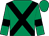 Emerald green, black cross belts and armlets (Mr M W Redman)