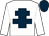 White, dark blue cross of lorraine, dark blue cap (The Soul Searchers)