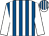 Royal blue & white stripes, white sleeves, striped cap (Mrs Rose Boyd & Mrs Marie J Armstrong & James Boyce Anderson)