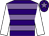 Purple & mauve hoops, white sleeves, purple cap, mauve star (Cancer Trials Ireland Syndicate)