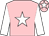Pink, white star, sleeves and star on cap (Mrs Rosemary E Hobson)