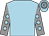 Light blue, grey sleeves, light blue spots, light blue and grey hooped cap (The Select Syndicate)