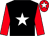 Black, white star, red sleeves, red cap, white star (Anthony Callan & Mrs Siobhan Callan)