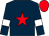Dark blue, red star, dark blue sleeves, white armlets, red cap (K Jardine R Griffiths)