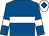 Royal blue, white hoop, white armlet, white cap, royal blue diamond (James Murdoch)