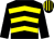 Black & yellow chevrons, black sleeves, striped cap (The L & A Partnership)