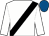 White, black sash, royal blue cap (William Gault)