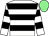 White & black hoops, light green cap (W J Bryson)