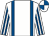 White, royal blue braces, striped sleeves, quartered cap (Mr J Drake)