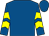 Royal blue, yellow chevrons on sleeves (Mr W Murdoch)