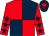 Red and dark blue (quartered), red sleeves, dark blue stars, dark blue cap, red star (Mr M A R Blencowe)