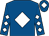 Royal blue, white diamond, diamonds on sleeves, royal blue cap, white diamond (James, Archer, Ralph & Gentech)
