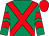 Emerald green, red cross belts, chevrons on sleeves, red cap (Adrian Sparks & Partners)