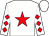 White, red star, diamonds on sleeves (Reynolds Farm Syndicate)