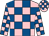 Pink and royal blue check (Mrs Anita Nicol)