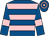 Royal blue, pink hoops and armlets (Mrs Johnny De La Hey)
