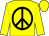Yellow, black peace sign (John Stahlin)
