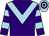 Purple, light blue chevron, light blue hoops on purple sleeves, light blue & purple hooped cap (Ng Sun Wah & Chan Wo Ping)