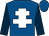 Royal blue, white cross of lorraine, dark blue sleeves (The Invicta Partnership)