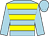 Light blue, yellow hoops, light blue sleeves and cap (Mr W T Whittle)