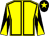 Yellow, black seams & diabolo on sleeves, black cap, yellow star (R Boland)