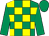 Emerald green & yellow check, emerald green sleeves & cap (F J Carragher & Richard W Walsh & B O'Sullivan)