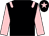 Black, pink epaulettes & sleeves, pink star on cap (William Cronin)